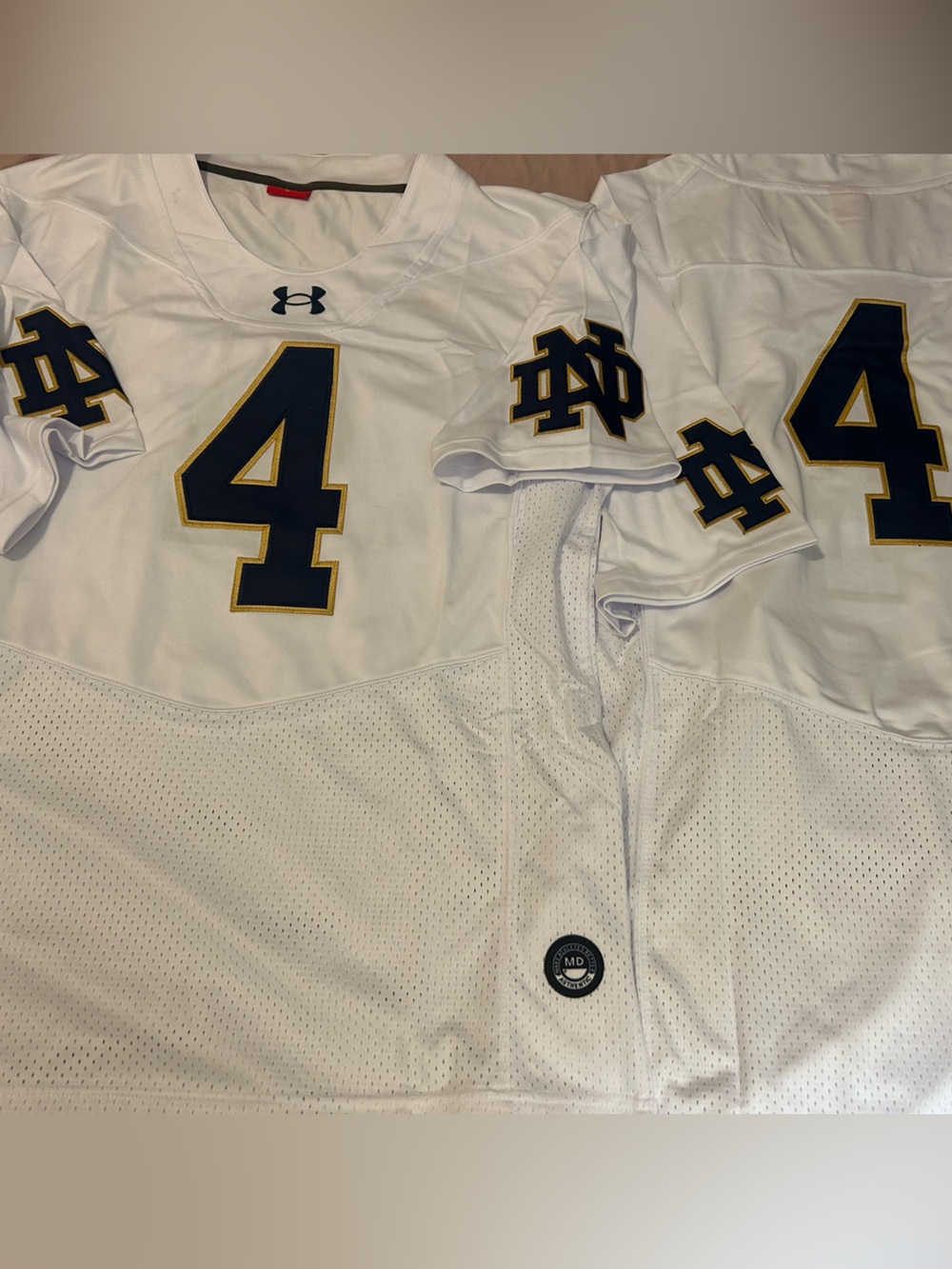 Under Armour NOTRE DAME JEREMIYAH LOVE Men's JERSEY Size M,L,XL 2XL New w tags